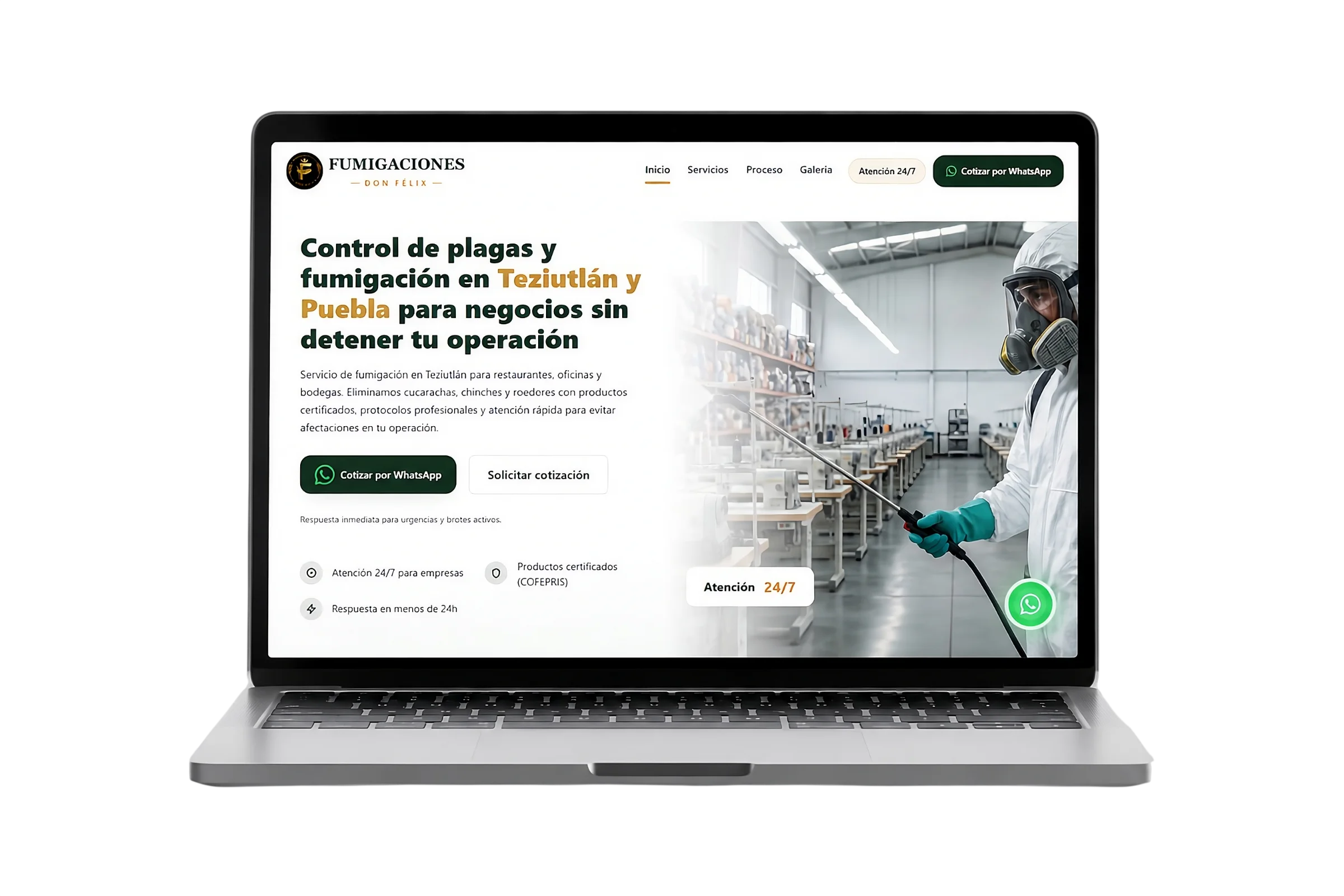 Proyecto Fumigaciones Don Félix
